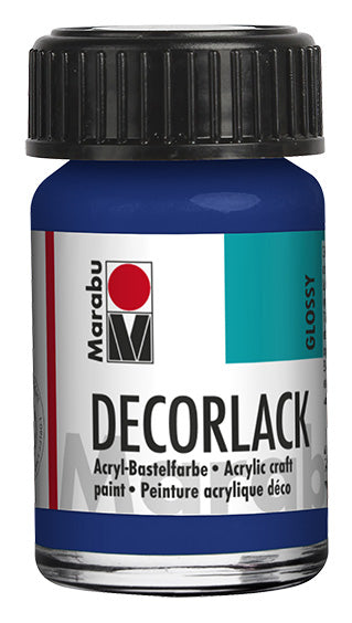 MARABU DECORLACK 15ml 052 MED BLUE