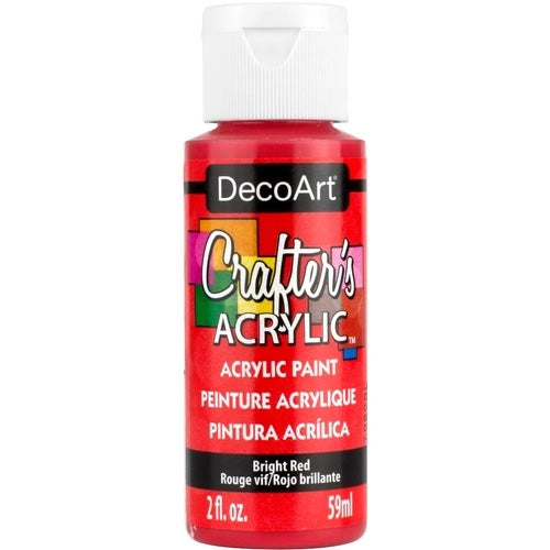 CRAFTERS ACRYLIC 2oz BRIGHT RED