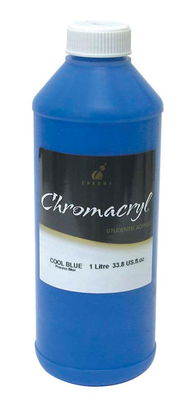 CHROMACRYL 1Lit COOL BLUE (PROCESS BLUE)