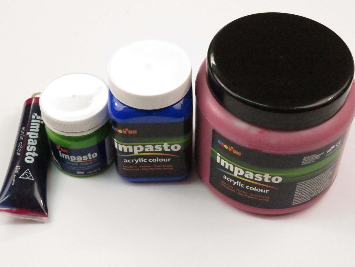 FAS IMPASTO ACRYLIC 60ml BURNT UMBER