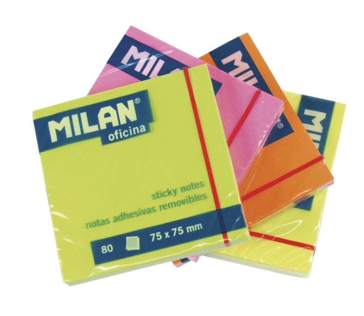 Milan Sticky Notes 75x75 Brilliant Green