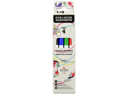 KOH-I-NOOR TEXTILE MARKERS 2mm(4)