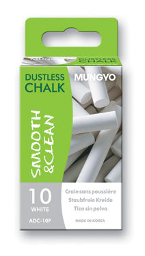 10pcs DUSTLESS WHITE CHALK