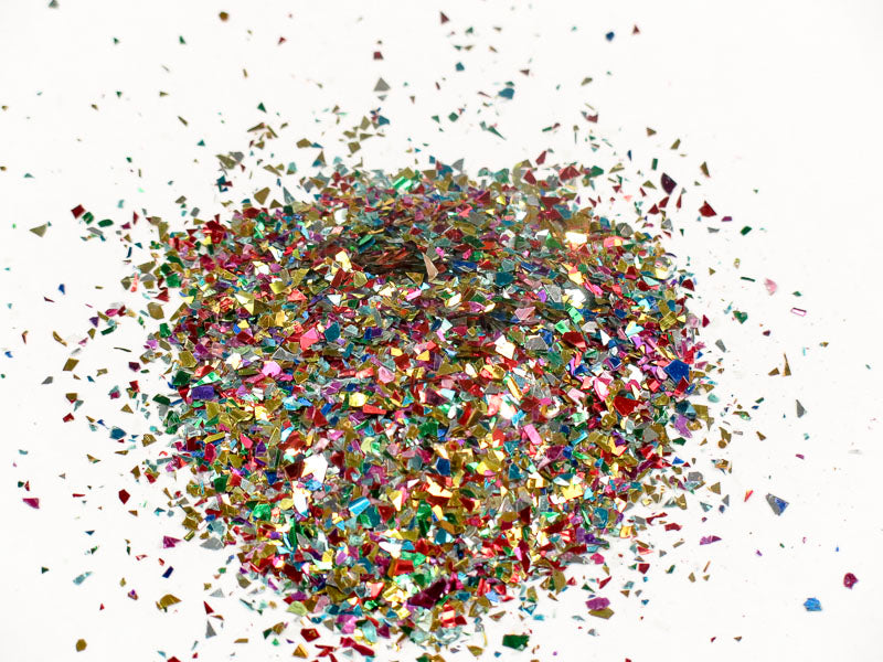 CONFETTI GLITTER 250ml JAR MIXED