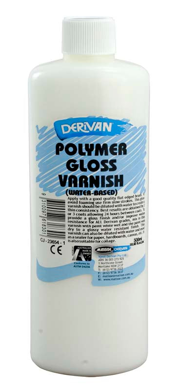 DERIVAN 500ML POLY GLOSS VARNISH