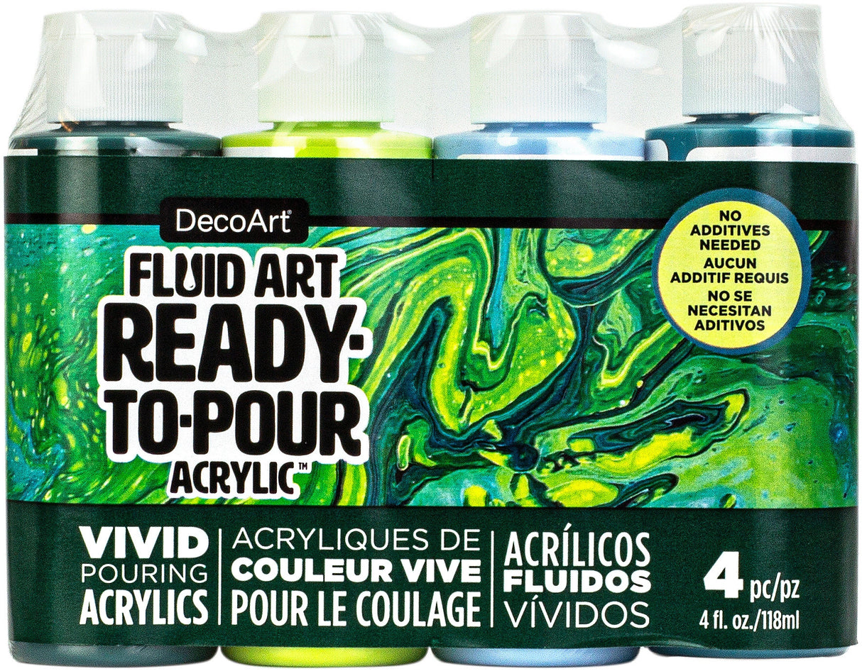 DECOART FLUIDART JUNGLE POURING KIT