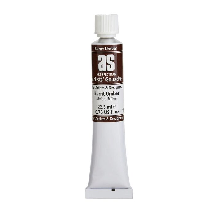 AS GOUACHE 22 5ML BURNT UMBER