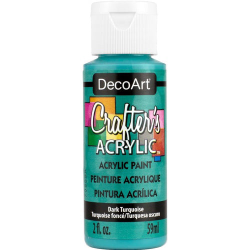 CRAFTERS ACRYLIC 2oz DARK TURQUOISE