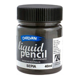 DERIVAN LIQUID PENCIL 40ML PERM SEPIA