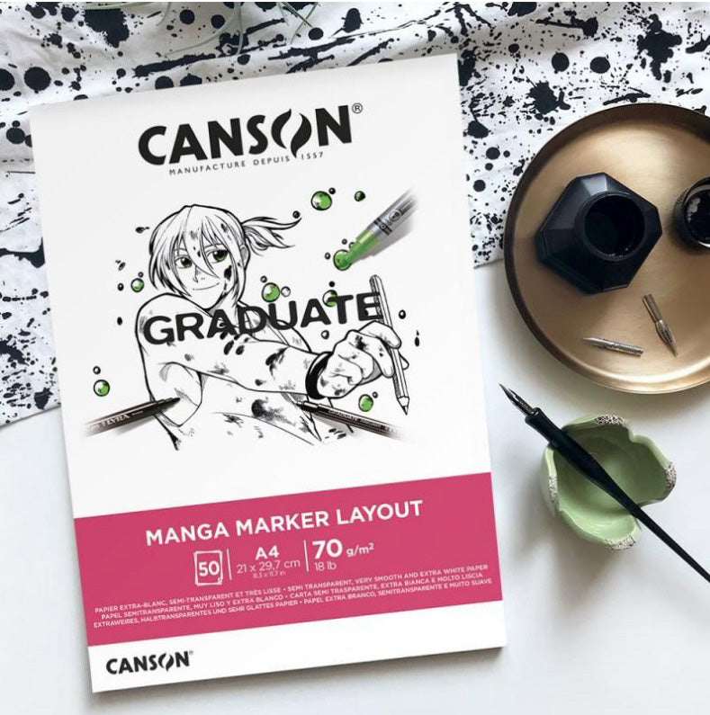 CANSON GRAD MANGA LAYOUT A4 70g (50sh)