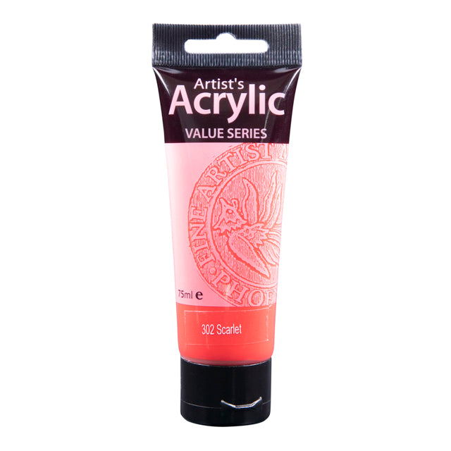 PHOENIX ACRYLIC 75ml SCARLET LAKE(302)