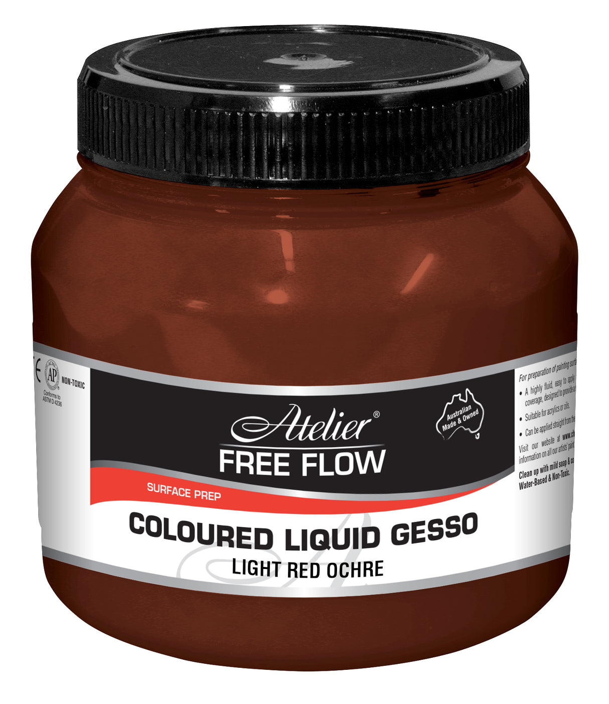 AT FF 250ml GESSO LIGHT RED OCHRE