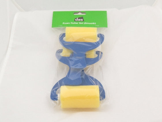 DAS FOAM ROLLERS 70mm SET OF 3 (SMOOTH)