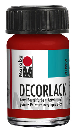 MARABU DECORLACK 15ml 031 CHERRY RED