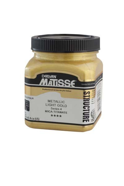 MATISSE STR 250ML METALLIC LIGHT GOLD S4