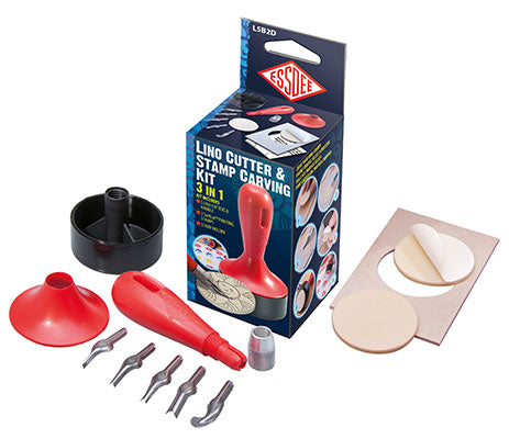 ESSDEE 3in1 LINO/STAMP CARVING KIT