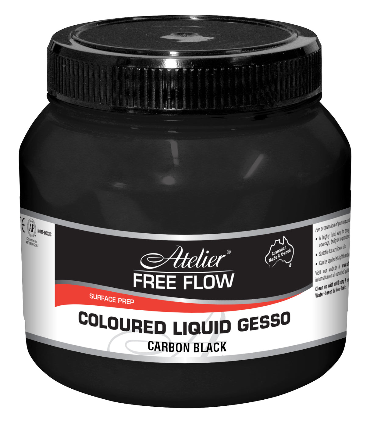 AT FF 250ml GESSO CARBON BLACK