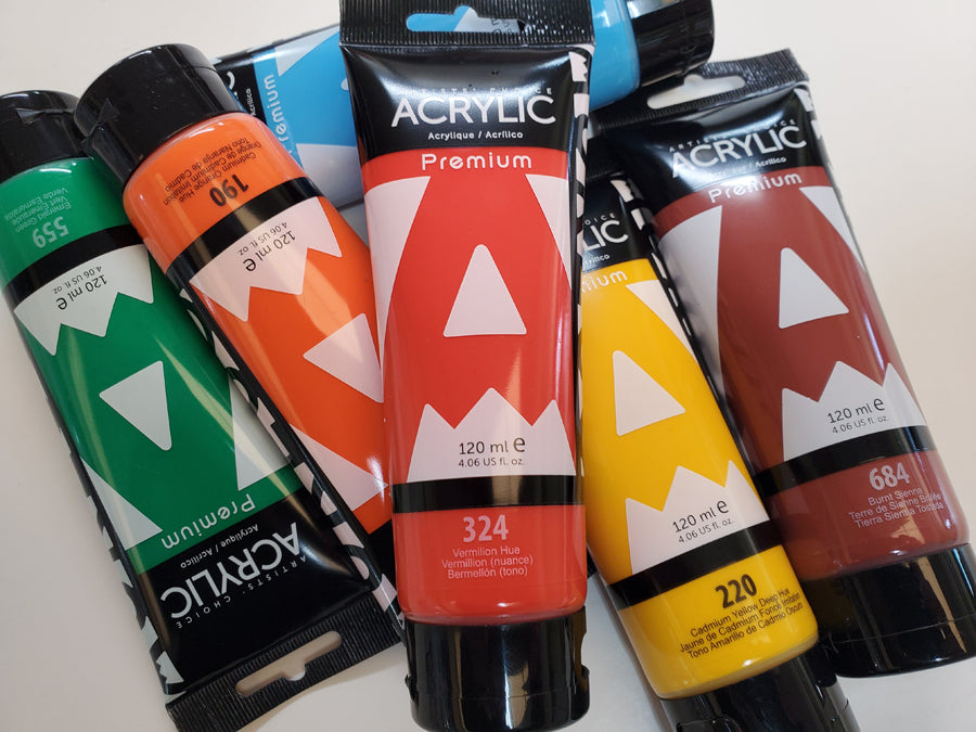 AUREUO ACRYLIC 120ml BURNT SIENNA