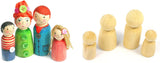 WOODEN PEOPLE FAMILY (8)