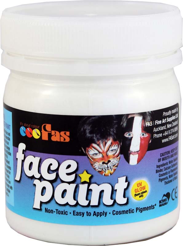 FAS PRO FACE PAINT 120ml WHITE