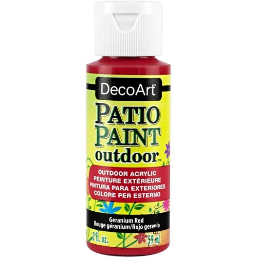 PATIO PAINT 2oz GERANIUM RED