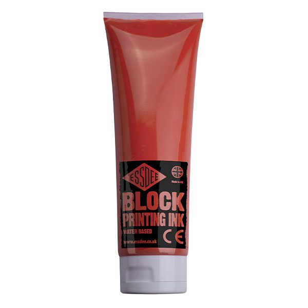 ESSDEE BLOCK PRINT INK 300ml VERMILLION