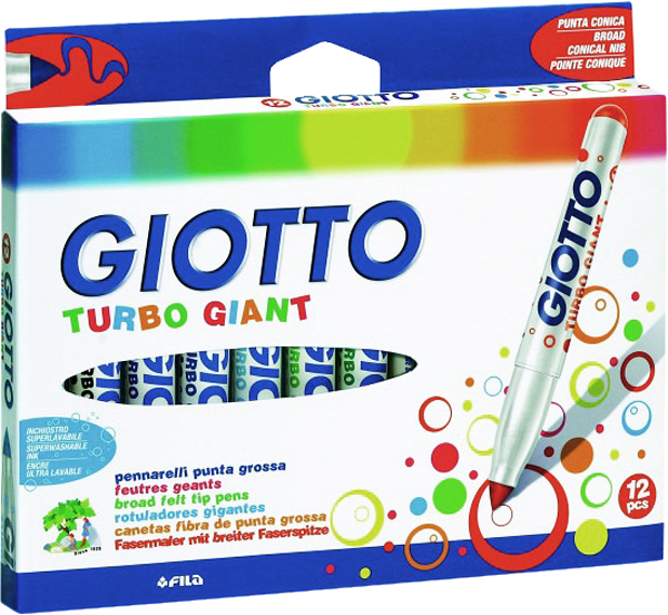 GIOTTO TURBO GIANT FELTS BOX 12's