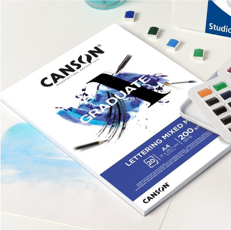 CANSON GRAD LETTERING MIX A4 200g (20sh)