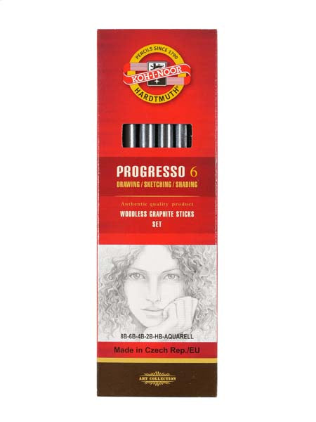 PROGRESSO GRAPHITE PENCIL 6S