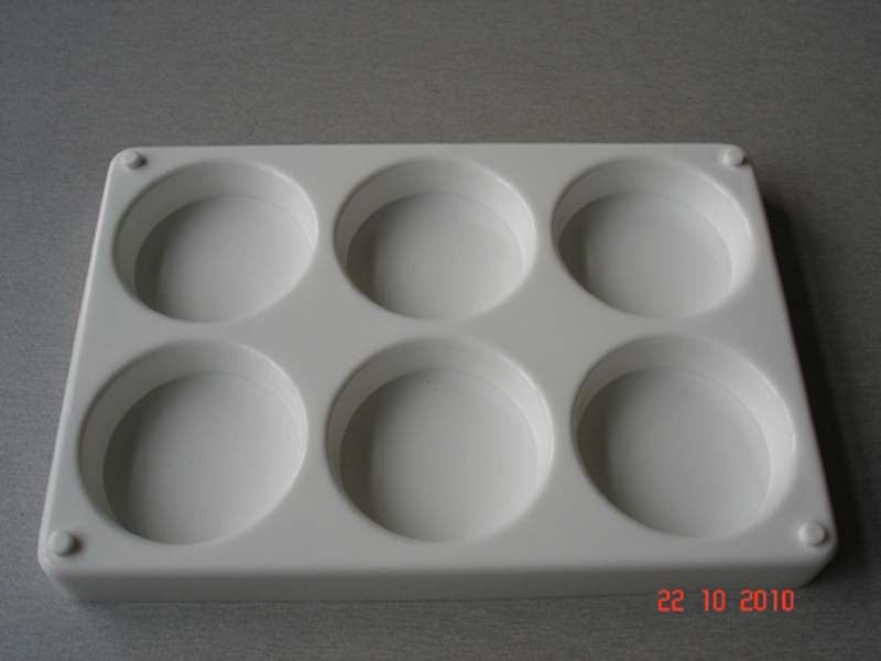 6 WELL PLASTIC PALETTE HEAVY DUTY