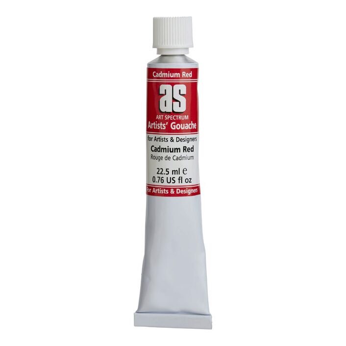 AS GOUACHE 22 5ML CADMIUM RED