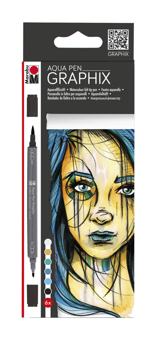 Marabu Aqua Pen Graphix METROPOLITAN (6)