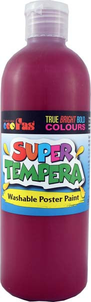 FAS SUPER TEMPERA 500ML BURGUNDY