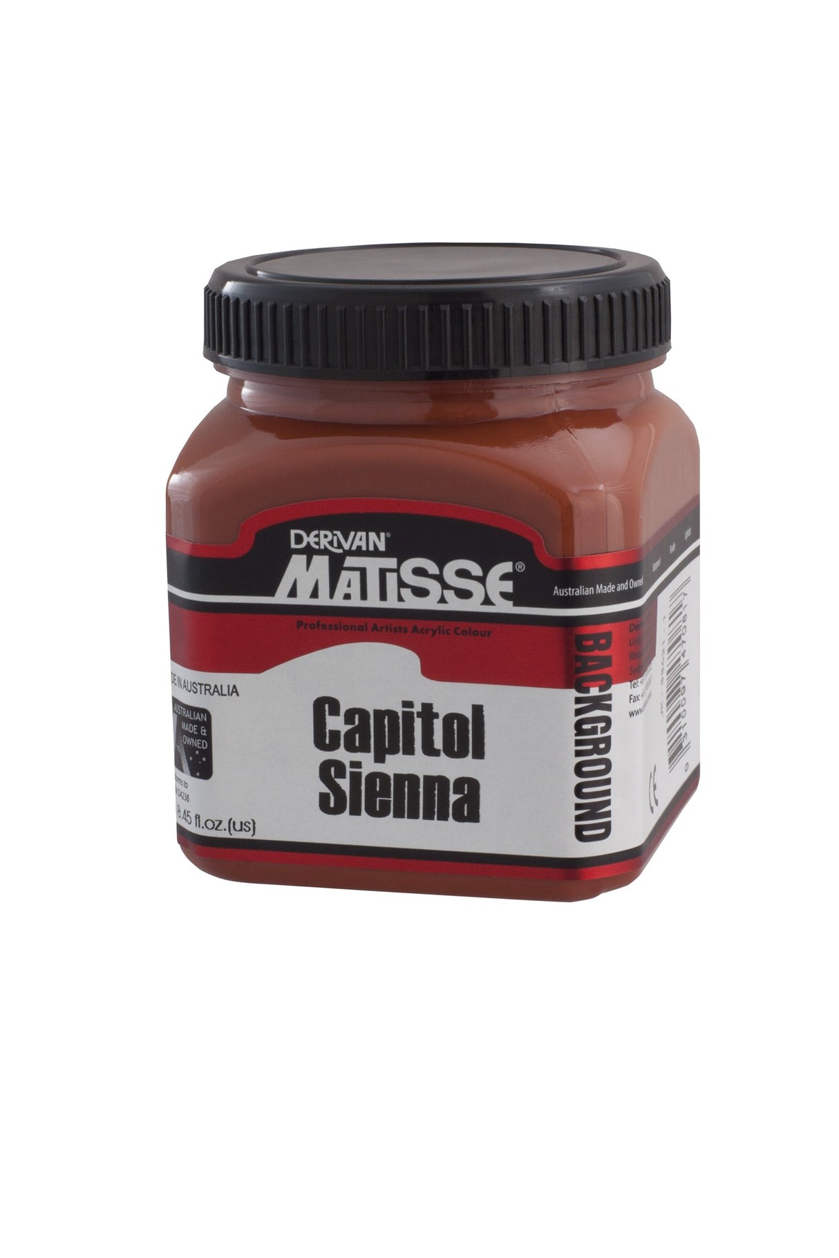 MATISSE BACKGROUND 250ML CAPITOL SIENNA