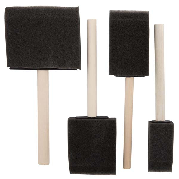 906-4 FOAM BRUSH SET OF 4