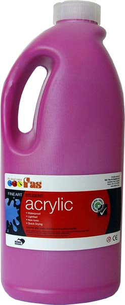 FAS STUDENT ACRYLIC 2LTR MAGENTA (O)