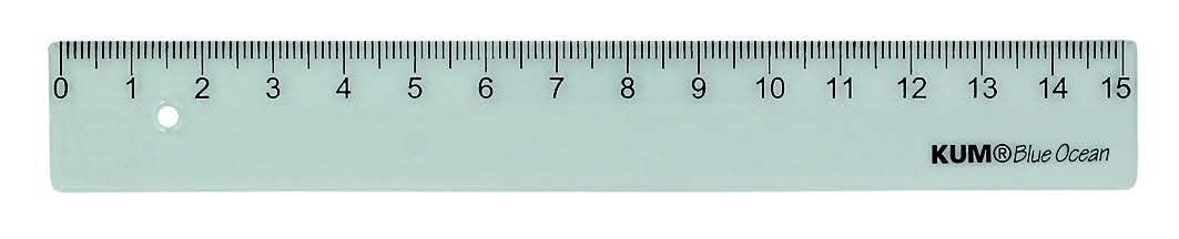 KUM BLUE OCEAN L1 15cm RULER (20)