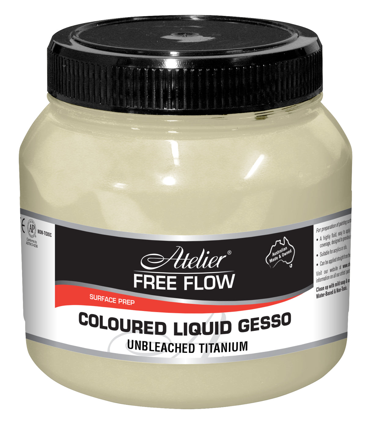 AT FF 250ml GESSO UNBLEACHED TITANIUM