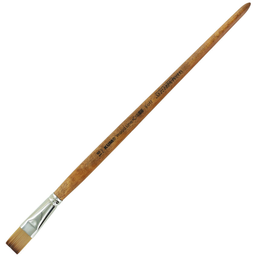 KUM WOOD LINE BRUSH FLAT #18