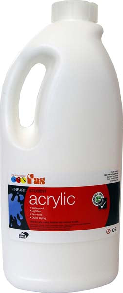 FAS STUDENT ACRYLIC 2LTR WHITE