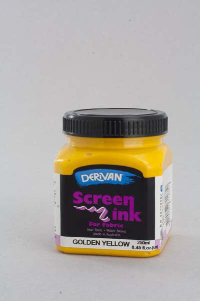 DERIVAN SCREEN INK 250ML GOLDEN YELLOW