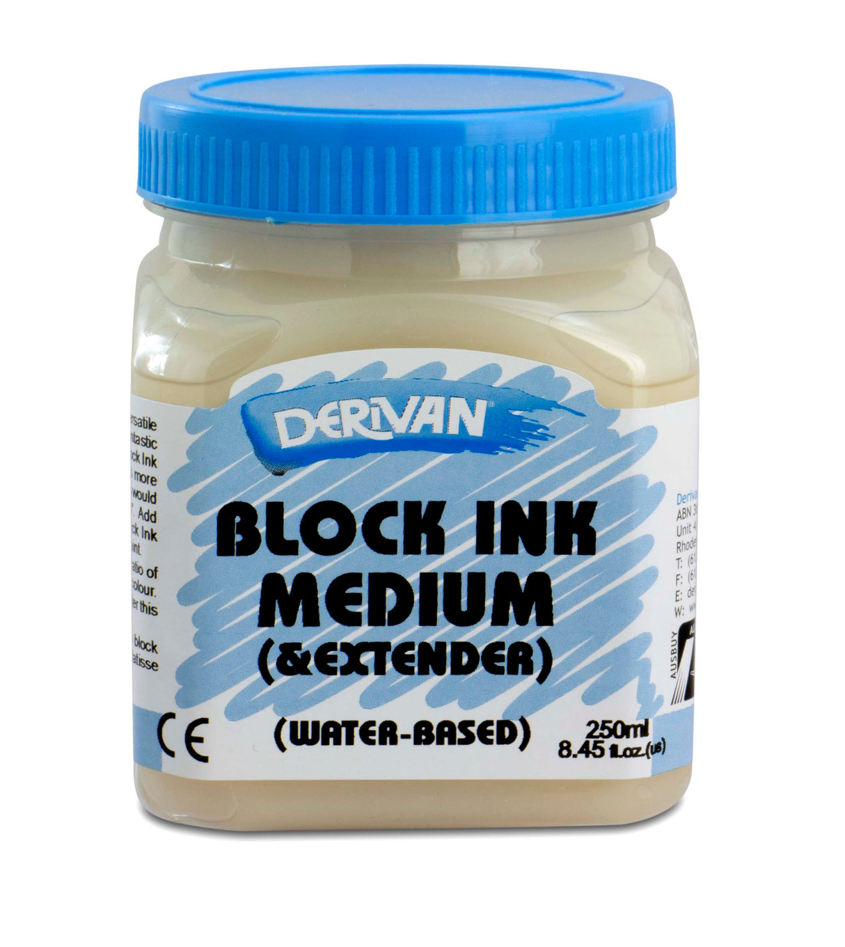 DERIVAN BLOCK INK MED & EXTENDER 250ML