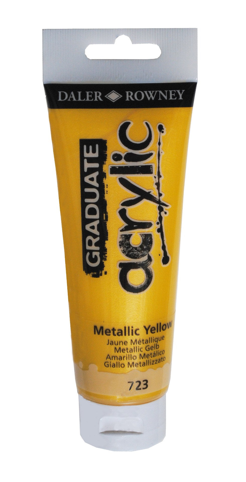 D-R GRADUATE ACRYLIC 120ml METALLIC YELL