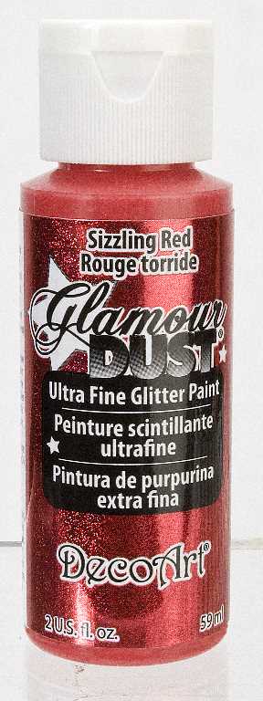 GLAMOUR DUST 2oz SIZZLING RED