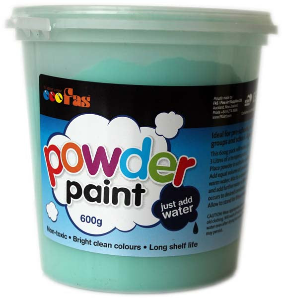 FAS SCHOOL TEMPERA POWDER 600gm GREEN