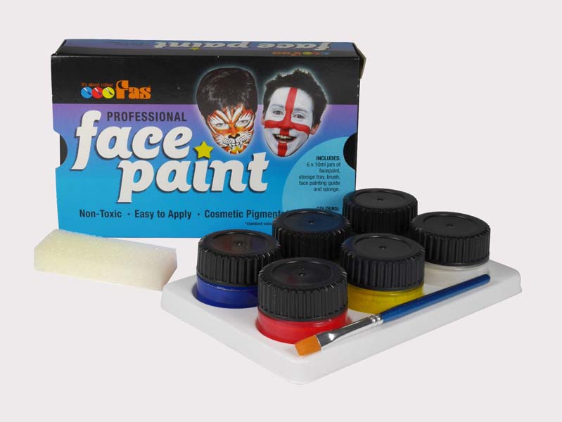 FAS PRO FACE PAINT SET 6 x 10ml