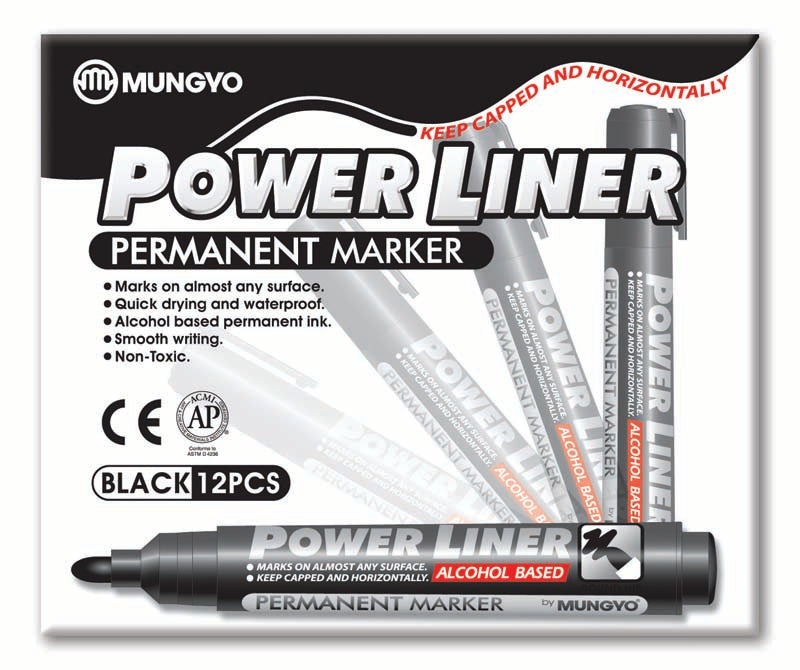 MUNGYO PERMANENT MARKER BLACK