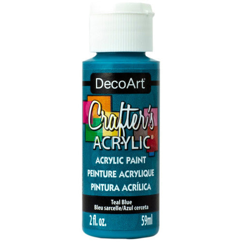 CRAFTERS ACRYLIC 2oz TEAL BLUE