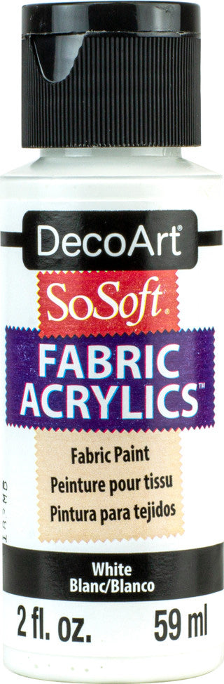 SO SOFT FABRIC ACRYLIC 2oz WHITE