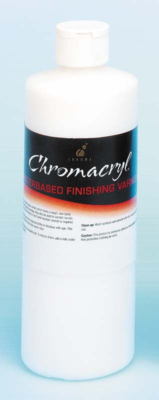 CHROMACRYL W/B FINISH VARNISH 500ml GLOS